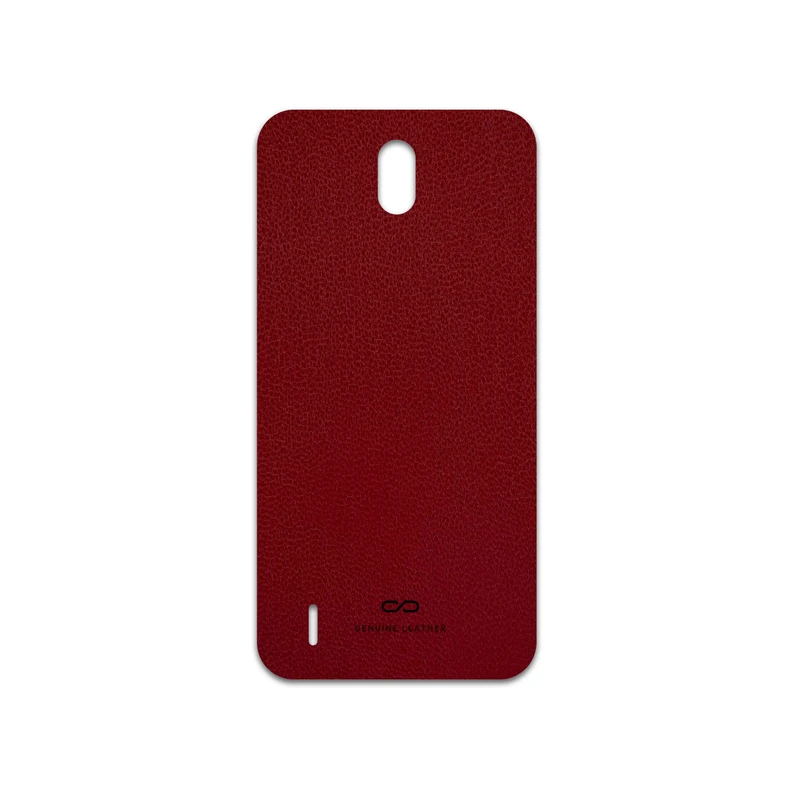 برچسب پوششی ماهوت مدل Red-Leather مناسب برای گوشی موبایل نوکیا C1