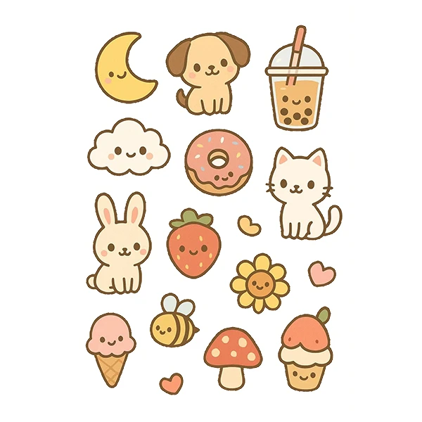 استیکر پارچه و لباس پاد آفرین طرح کارتونی کد 5777