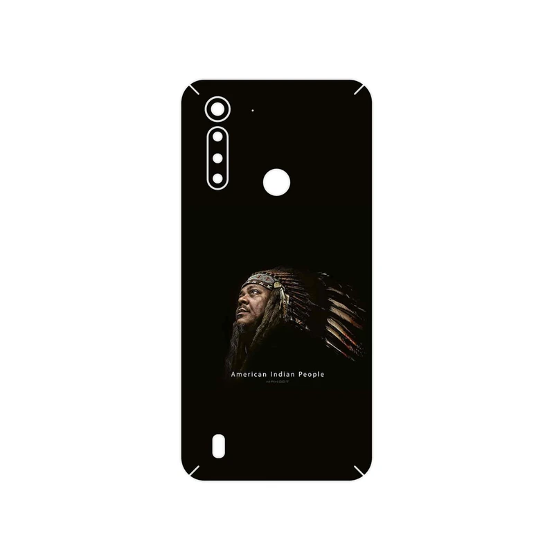 برچسب پوششی ماهوت مدل Portrait of an Indian Man مناسب برای گوشی موبایل موتورولا Moto G8 Power Lite