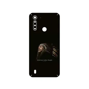 MAHOOT Portrait of an Indian Man Cover Sticker for Motorola Moto G8 Power Lite