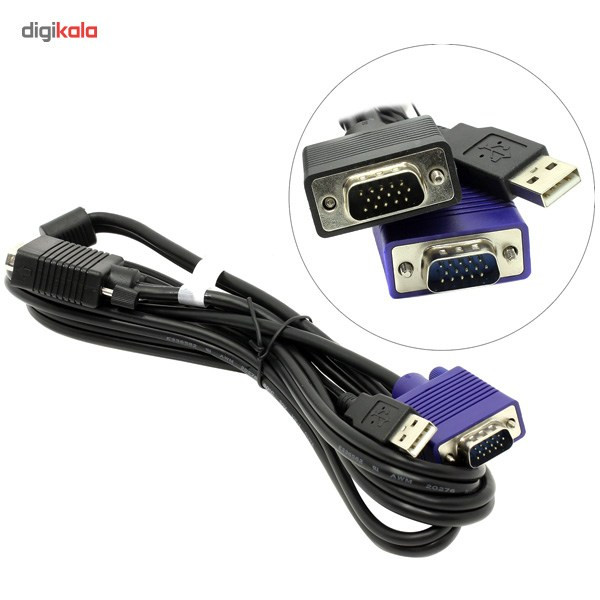 USB کابل 4.5 متری KVM ترندنت مدل TK-CU15
