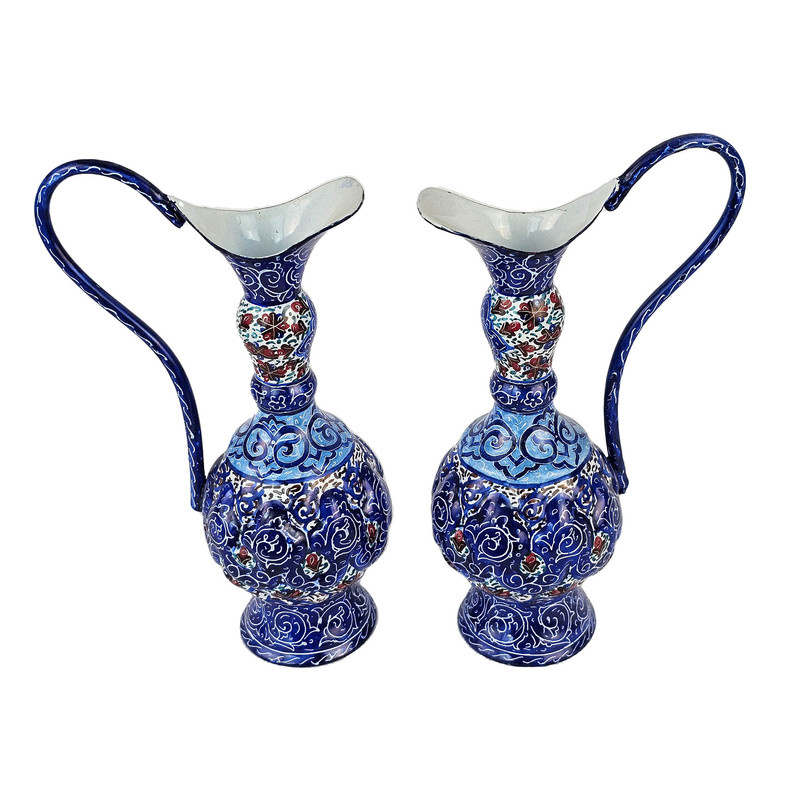 گلاب پاش میناکاری مسی کد G16 مجموعه 2 عددی