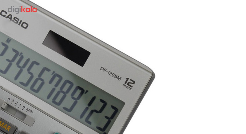 ماشین حساب کاسیو مدل DF-120BM