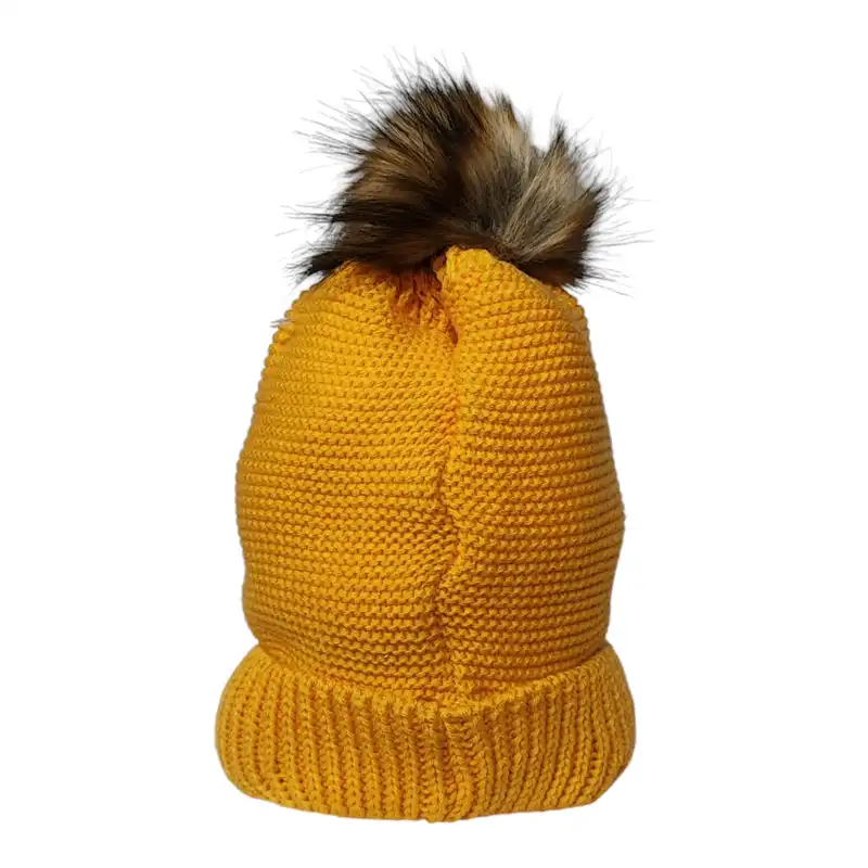 کلاه بافتنی بچگانه مدل تدی بیر 05