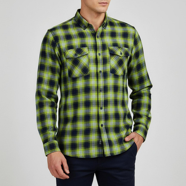 پیراهن آستین بلند مردانه برندس مدل 60061C17