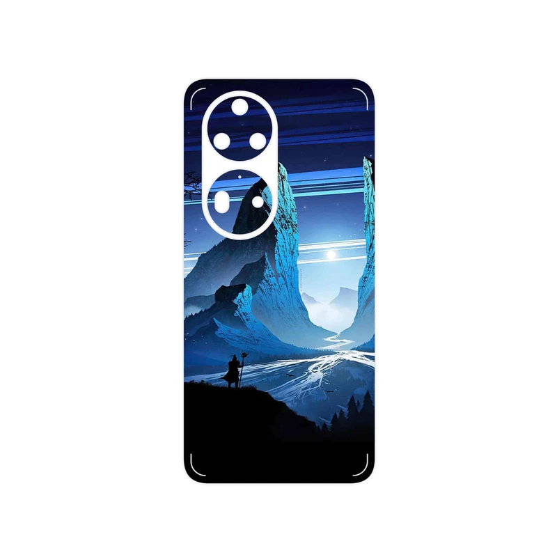 برچسب پوششی ماهوت مدل Blue Mountains Digital Art مناسب برای گوشی موبایل هوآوی P50 Pro