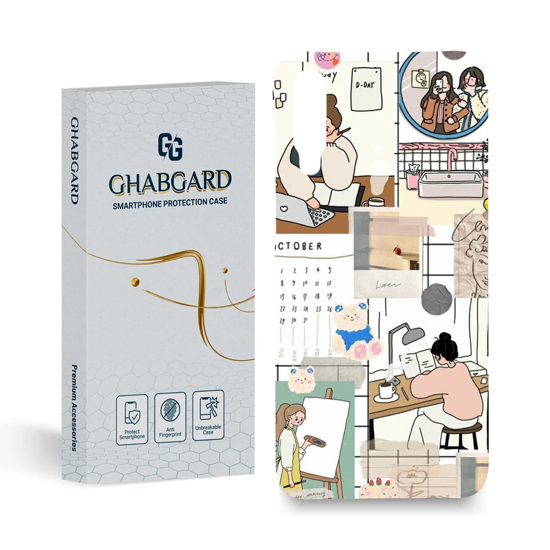 کاور قاب گارد مدل دخترانه مناسب برای گوشی موبایل سامسونگ  Galaxy A30s / A50 / A50s 