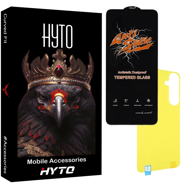 محافظ صفحه نمایش هیتو مدل Antistatic Touch مناسب برای گوشی موبایل سامسونگ Galaxy s24 fe به همراه محافظ پشت گوشی