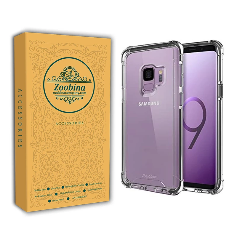 کاور زوبینا مدل COLORLESS مناسب برای گوشی موبایل سامسونگ Galaxy S9