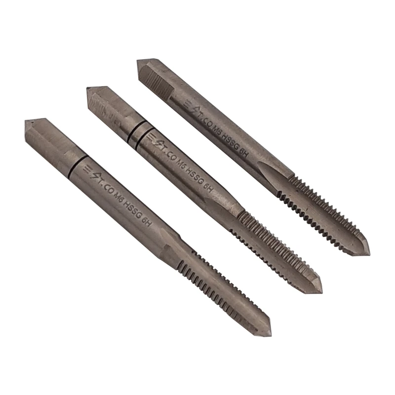 قلاویز دستی استیکو مدل M6-1 HSSG سایز 6 میلی متر مجموعه 3 عددی