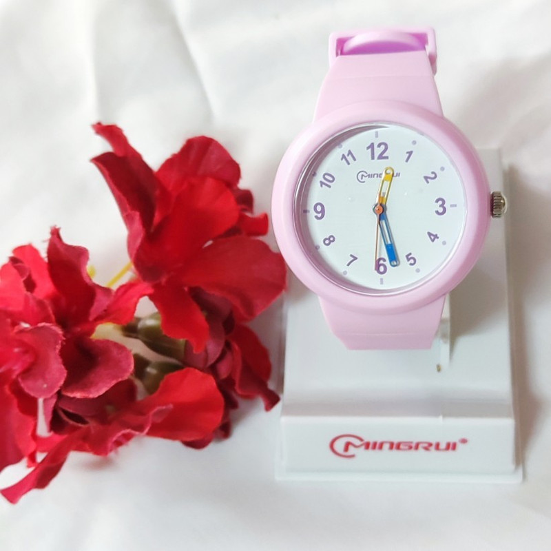 ساعت مچی عقربه ای دخترانه مینگ روی مدل Mi7 ساعت مچی عقربه ای دخترانه مینگ روی مدل Mi7