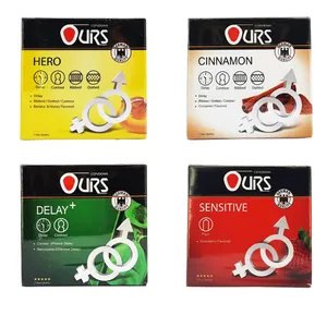 کاندوم اورز مدل تاخیر و دارچینی مجموعه 4 عددی