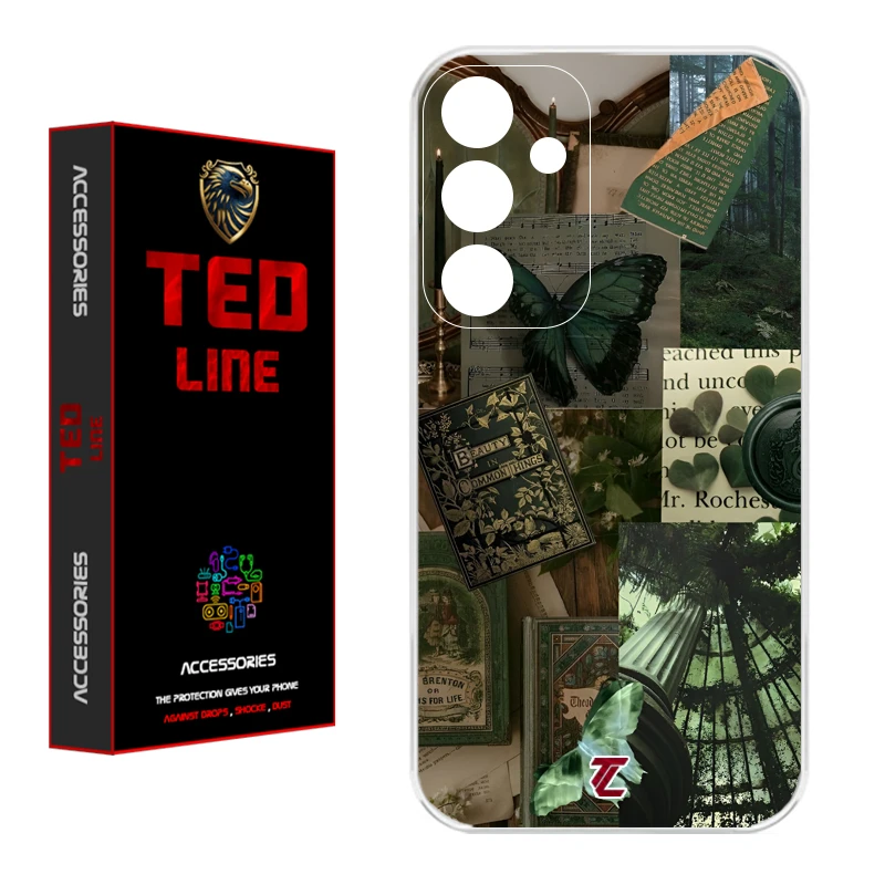 کاور تد لاین طرح کلاژ هنری کد 1118 مناسب برای گوشی موبایل سامسونگ Galaxy A36 / A56