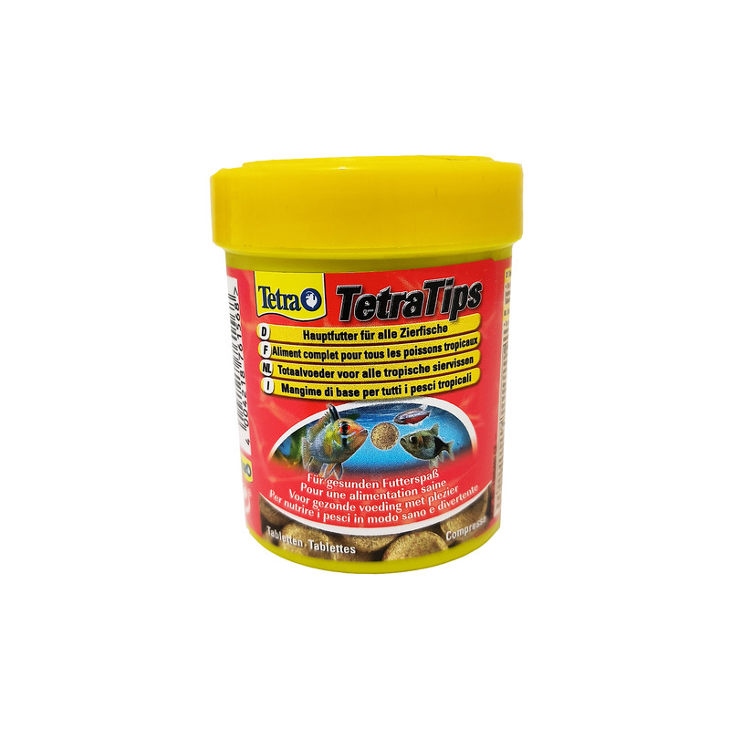 غذا ماهی تترا مدل TetraTips کد t099 وزن 65 گرم