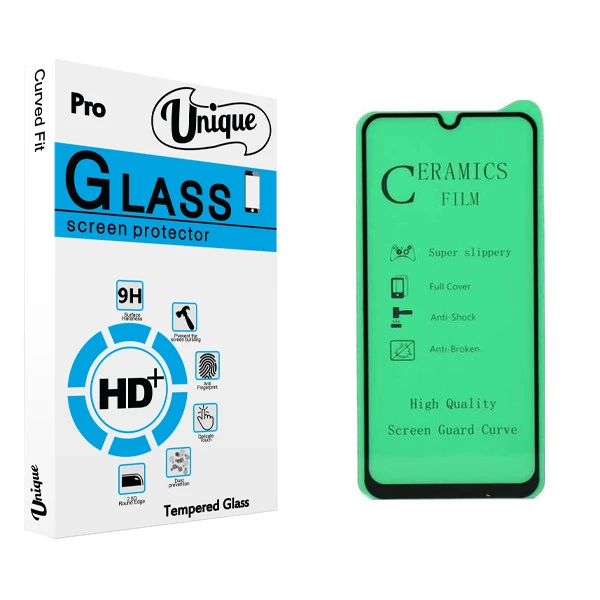 محافظ صفحه نمایش 9D يونيک مدل +Clear مناسب برای گوشی موبایل سامسونگ Galaxy A30/A50