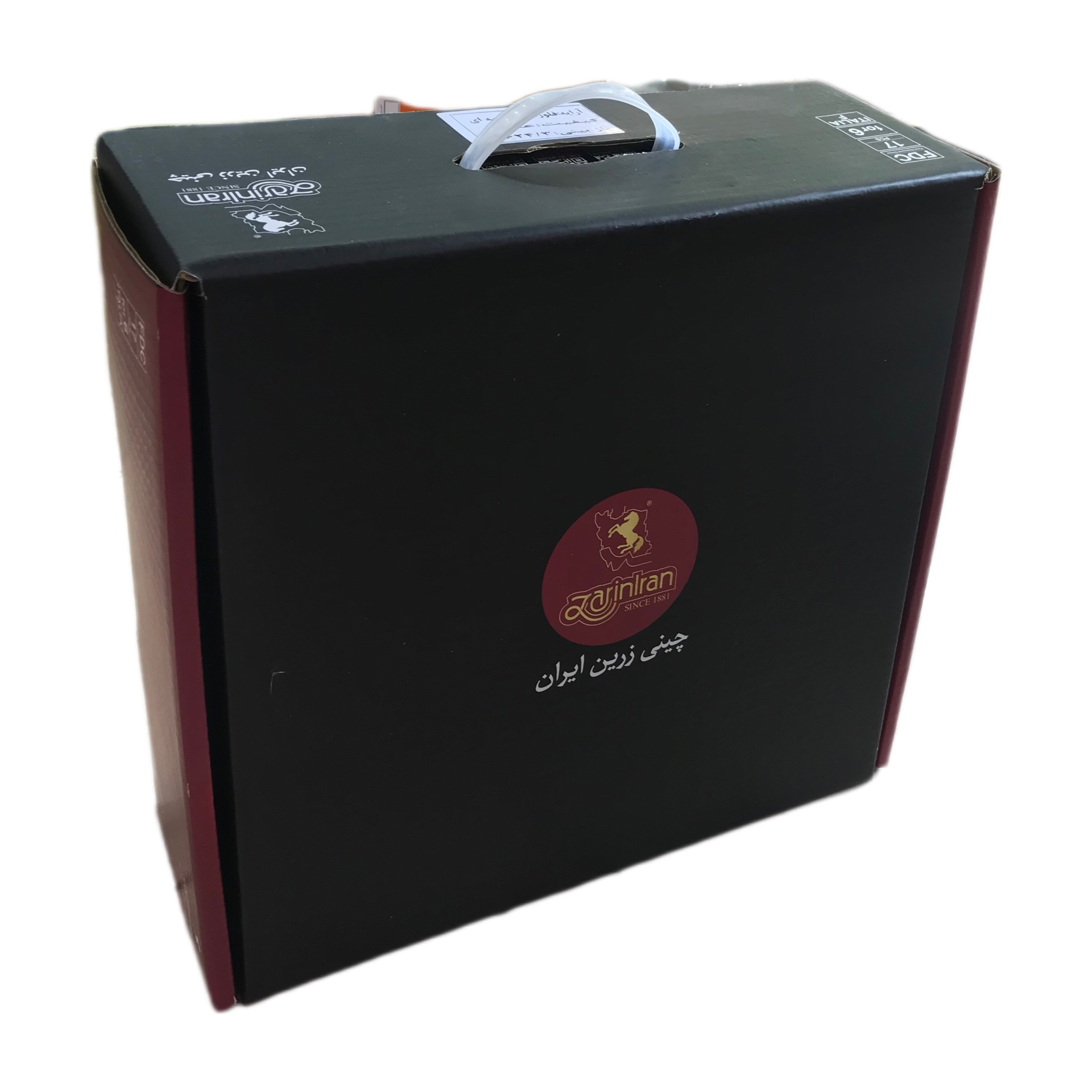 سرويس چای خوری 17 پارچه چينی زرين ايران مدل فلورانس درجه عالی