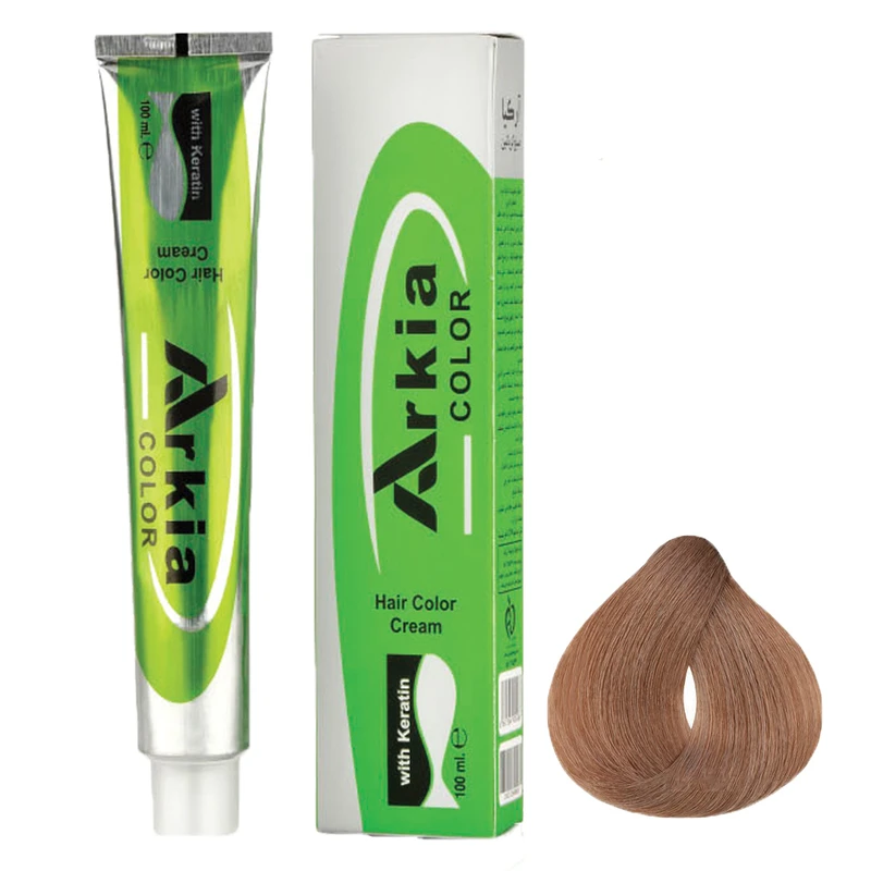 رنگ مو آرکیا شماره ns6 حجم 100 میلی لیتر رنگ کاراملی