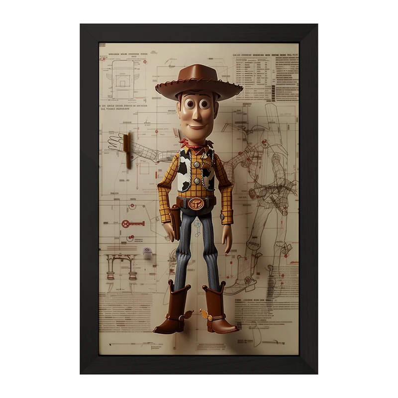 تابلو خندالو مدل داستان اسباب بازی کد F2516