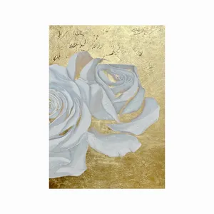 تابلو نقاشی رنگ روغن طرح گل مدل a9