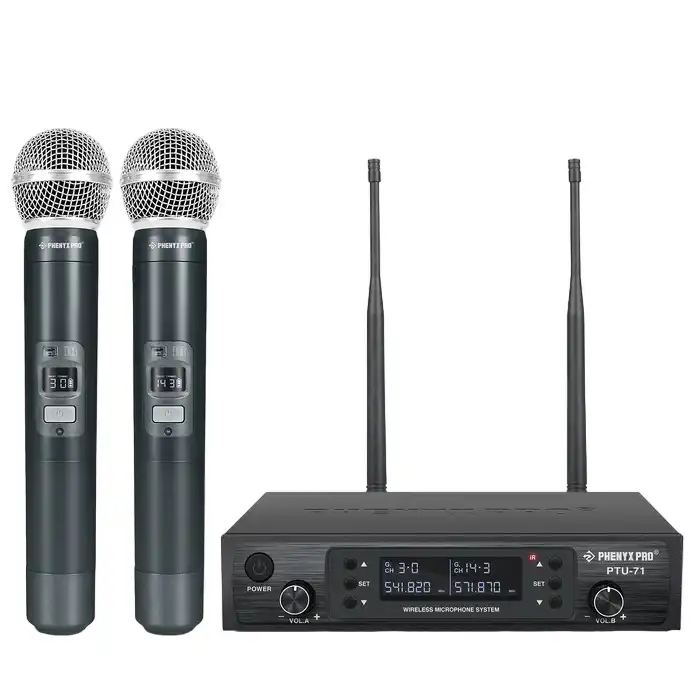 ست میکروفن بی سیم فنیکس پرو مدل ptu-71