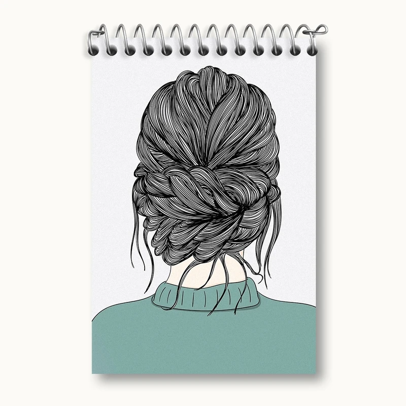 دفتر یادداشت 50 برگ خندالو مدل دخترانه کد F2910