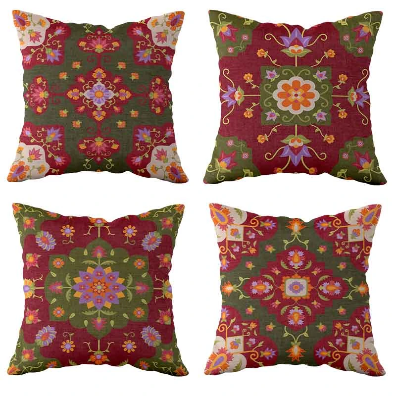 کاور کوسن مدل پرشین دیزاین کد VIN3K-1077-81 مجموعه 4 عددی