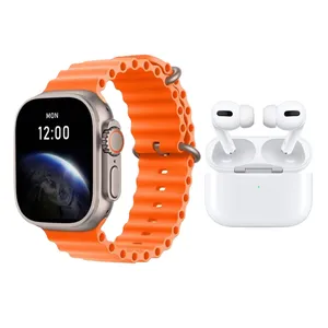 MK32 Ultra Smartwatch with Bluetooth Headphones