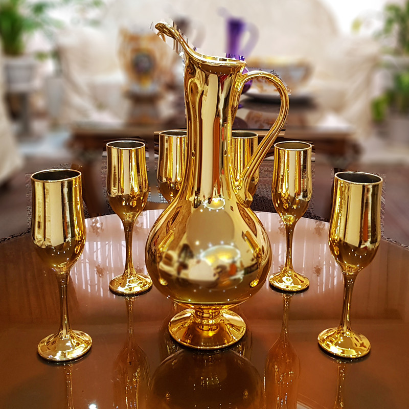 سرویس پارچ و لیوان 7 پارچه مدل ونیز