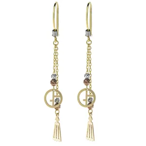 گوشواره طلا 18 عیار ماهک مدل ME0628