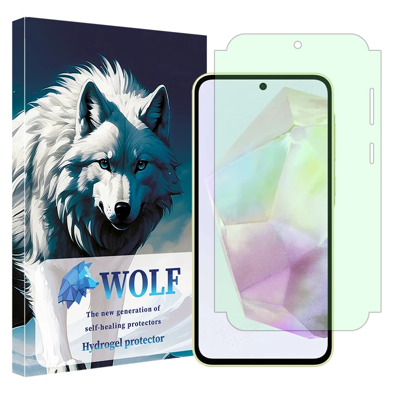 محافظ صفحه نمایش حفاظت از نور سبز ولف مدل Eye Care مناسب برای گوشی موبایل سامسونگ Galaxy A35