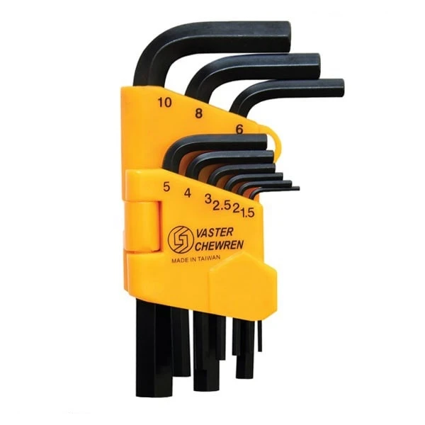 آچار آلن واستر مدل A-VASTER.TAIWAN.VH001 مجموعه 9 عددی