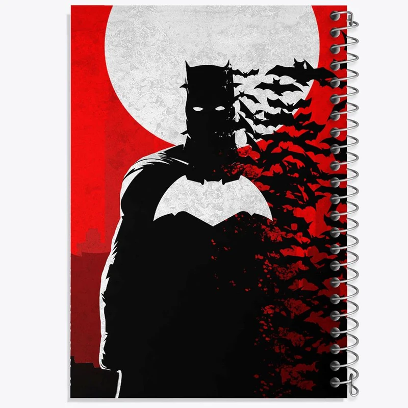 دفتر ژورنال نویسی 50 برگ خندالو مدل نقطه ای طرح بتمن Batman کد 24258