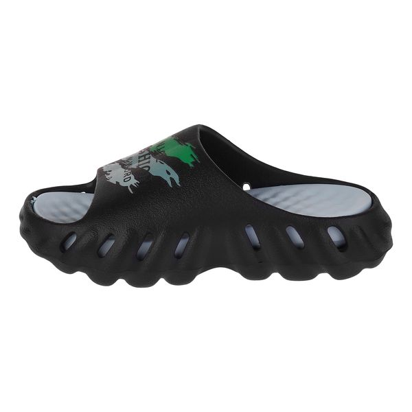 دمپایی پسرانه کفش شیما مدل هاوایی رنگ مشکی