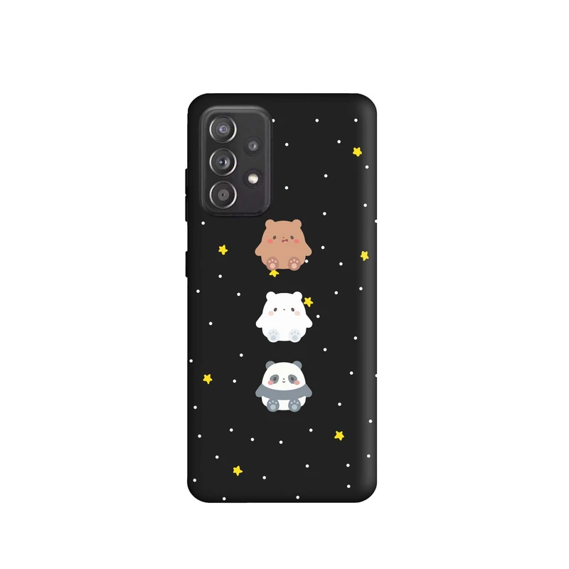 کاور قاب گوشی طرح خرس و پاندا کد z591 مناسب برای گوشی موبایل سامسونگ Galaxy A52 / A52s