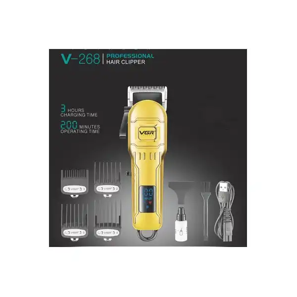 ماشین اصلاح موی سر و صورت وی جی ار مدل v_268