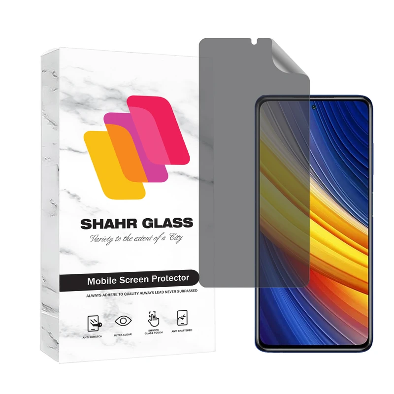  محافظ صفحه نمایش هیدروژل شهر گلس مدل NAPRIFRSH مناسب برای گوشی موبایل شیائومی Poco X3 Pro