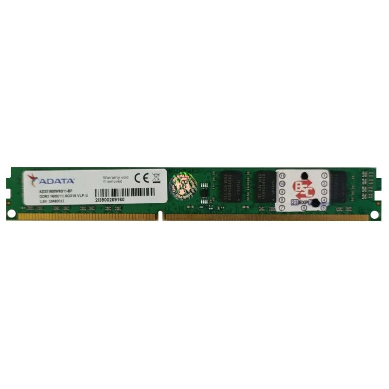 رم دسکتاپ DDR3 تک کاناله 1600 مگاهرتز CL11 ای دیتا مدل ADATA ظرفیت 8 گیگابایت
