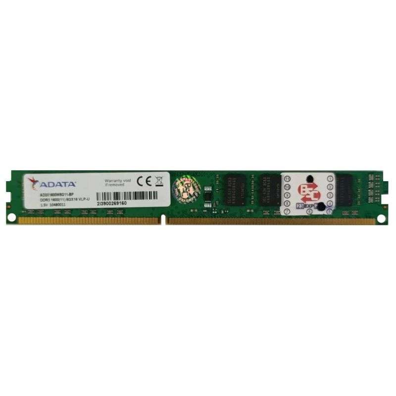 رم دسکتاپ DDR3 تک کاناله 1600 مگاهرتز CL11 ای دیتا مدل ADATA ظرفیت 8 گیگابایت رم دسکتاپ DDR3 تک کاناله 1600 مگاهرتز CL11 ای دیتا مدل ADATA ظرفیت 8 گیگابایت