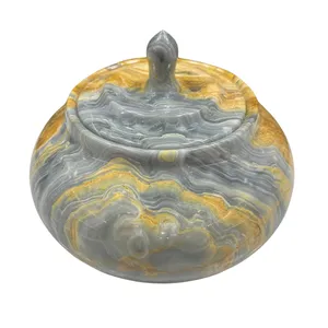 قندان سنگی مدل مرمر کد GHA6501