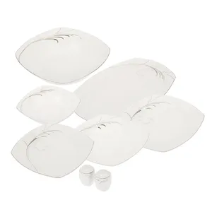 سرویس چینی  28 پارچه غذا خوری سیلیکا مدل کاپریکون
