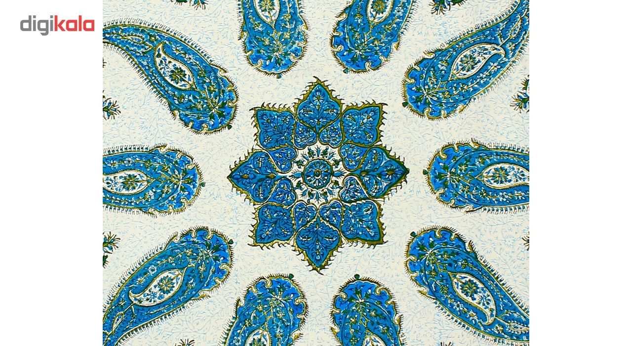 سفره قلمکار اصفهان گالری مند کد MS26 سایز 100 × 100 سانتی‌ متر