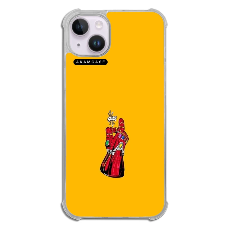 کاور آکام مدل AMC-WTA14PLUS-IRON MAN1 مناسب برای گوشی موبایل اپل iPhone 14 Plus