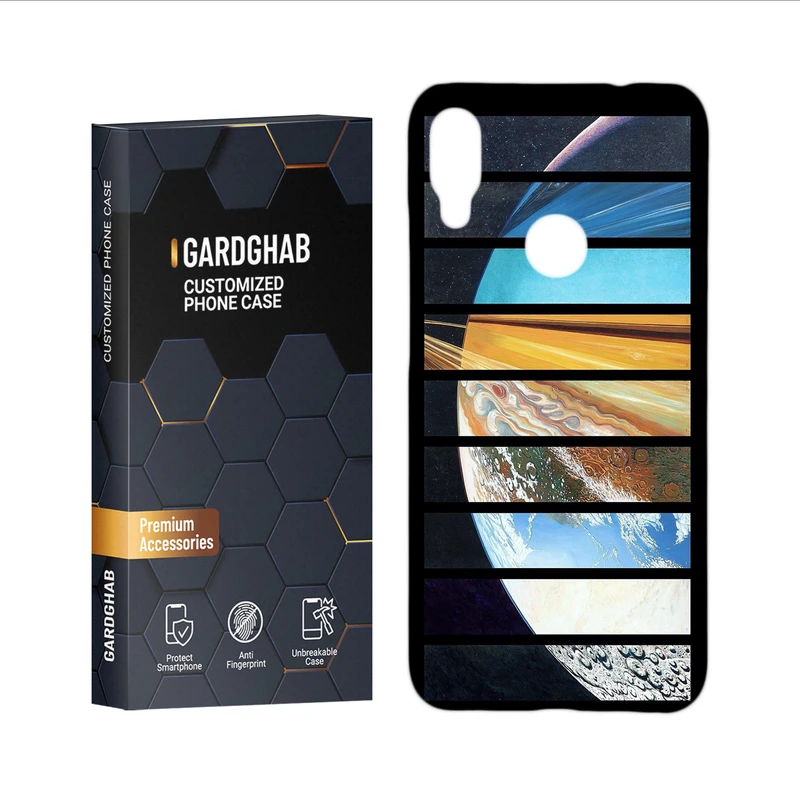 کاور گارد قاب علوی مدل کهکشان مناسب برای گوشی موبایل شیائومی Redmi Note 7/7Pro