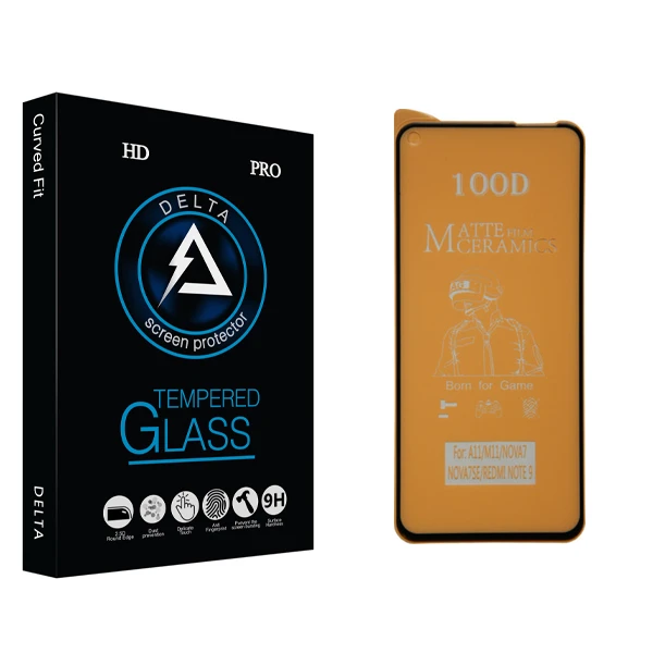 محافظ صفحه نمایش مات دلتا مدل HD مناسب برای گوشی موبایل شیائومی Redmi Note 9