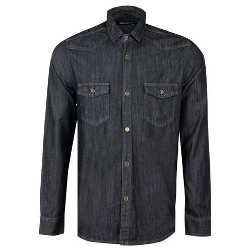 پیراهن آستین بلند مردانه جوتی جینز مدل جین کد 100