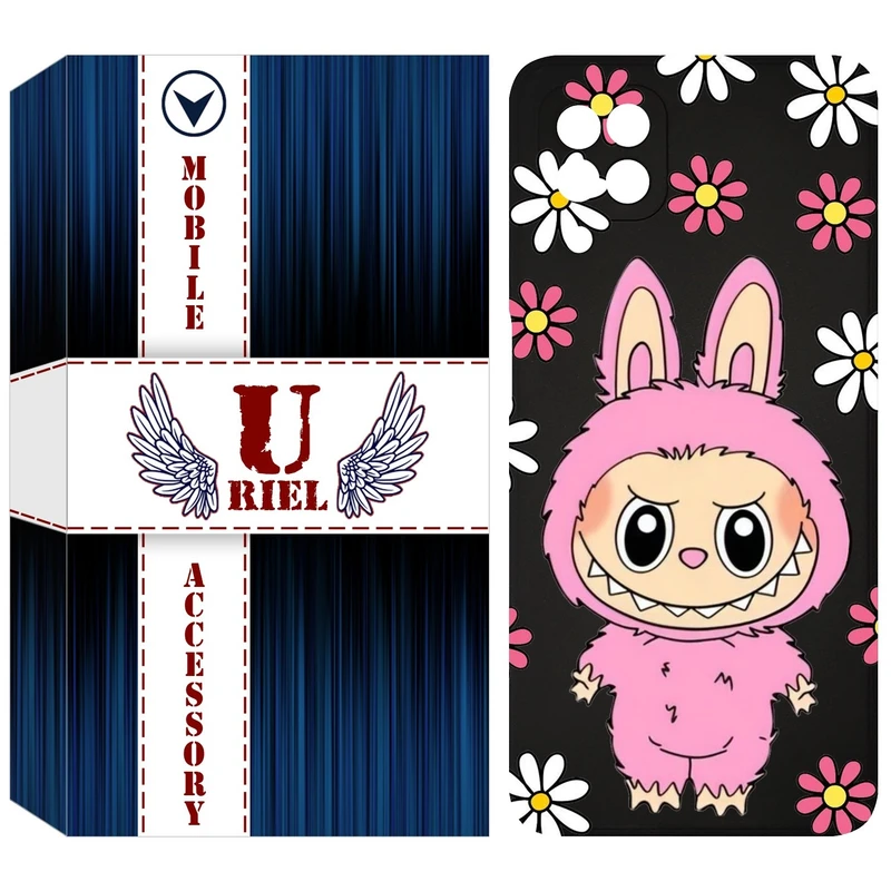 کاور یوریل مدل KSH کد 106 طرح عروسک لبوبو مناسب برای گوشی موبایل سامسونگ Galaxy A22 4G / M32 4G / M22 4G