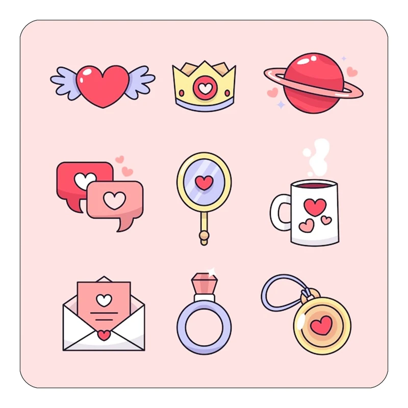 مگنت کاکتی طرح عاشقانه مدل mp37887