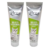 خمیر مولتی ویتامین گربه پرسا کد 123 وزن 100 گرم بسته دو عددی