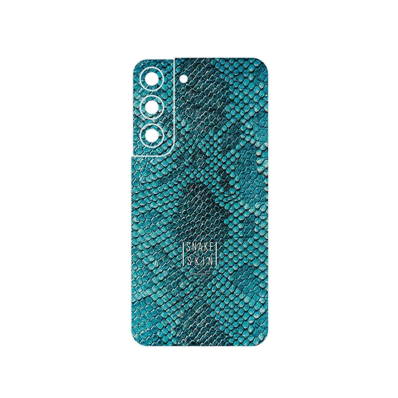 برچسب پوششی ماهوت مدل Blue Snake Skin مناسب برای گوشی موبایل سامسونگ Galaxy S22 5G