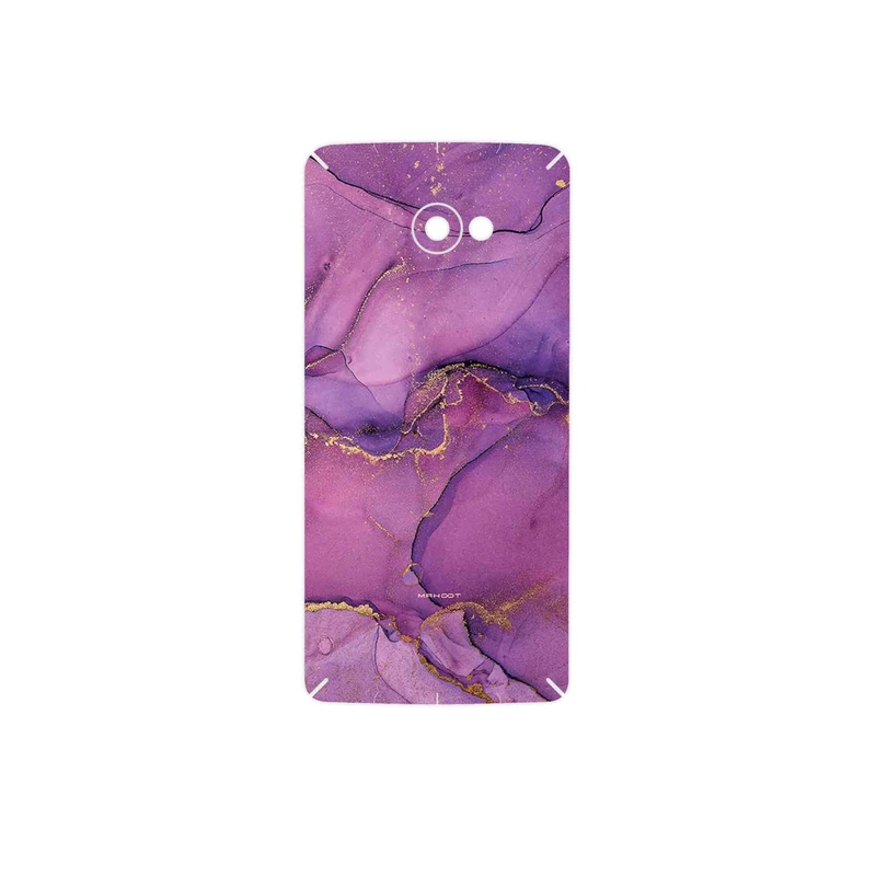 برچسب پوششی ماهوت مدل Purple Marble مناسب برای گوشی موبایل اچ تی سی Butterfly S